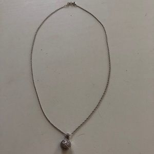 Silver Circle Necklace
